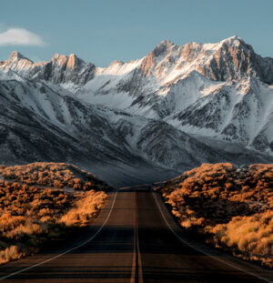View of the mountains