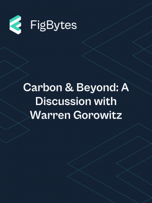 Carbon & Beyond: A Discussion with Warren Gorowitz